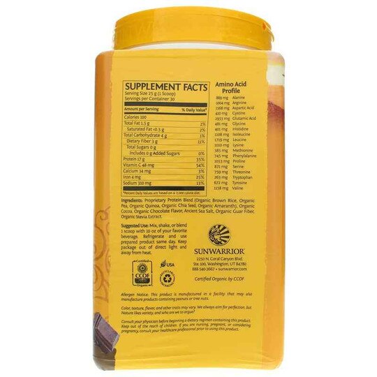 Classic Plus Organic Protein, SUW